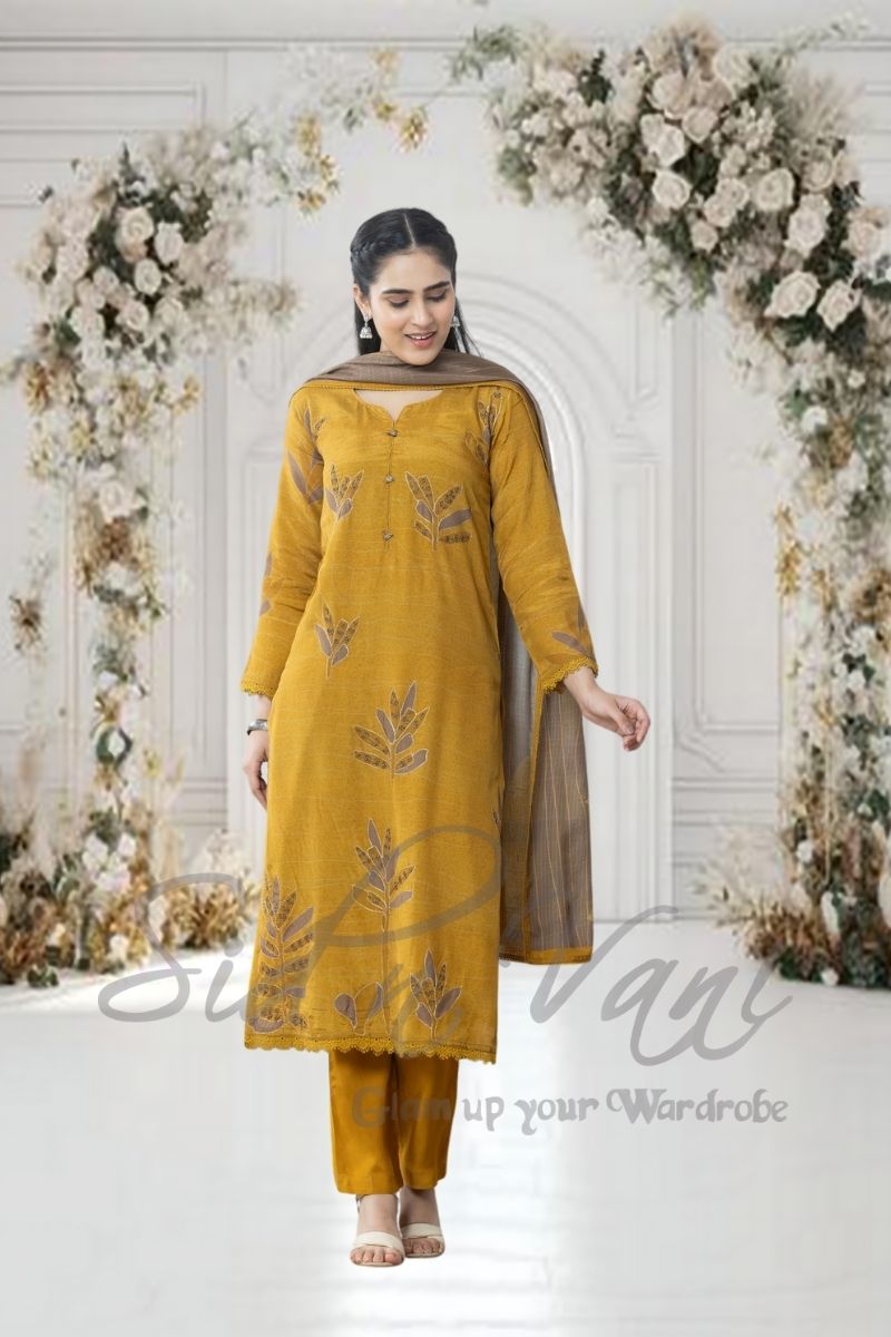 Muslin Cotton Ombre Suit Set