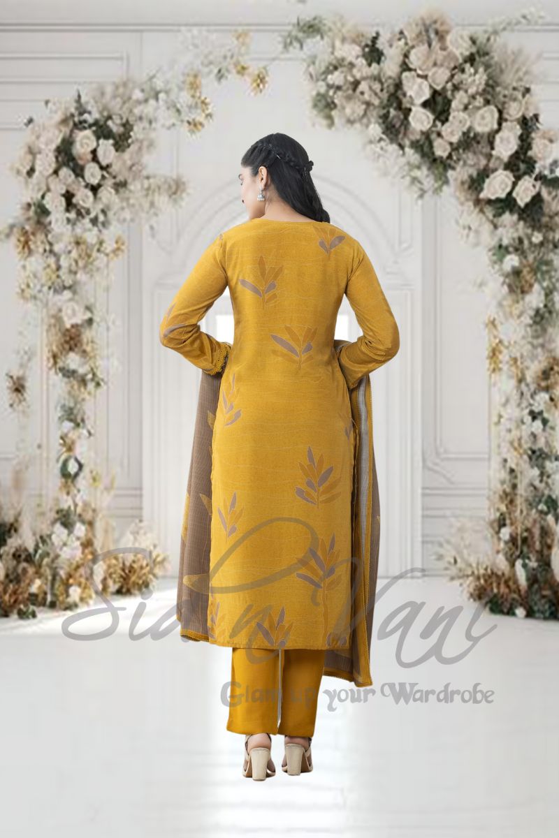 Muslin Cotton Ombre Suit Set