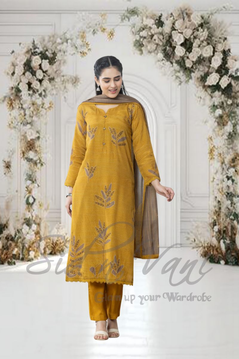 Muslin Cotton Ombre Suit Set